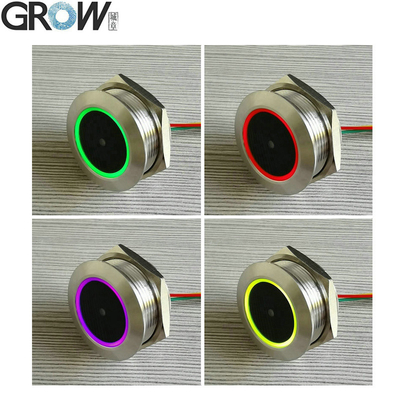 GROW GM60 Stainless Steel LED Control Ring Indicator Light UART Interface 1D/2D Bar Code QR Code Barcode Reader Module