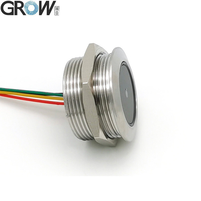 GROW GM60 Stainless Steel LED Control Ring Indicator Light UART Interface 1D/2D Bar Code QR Code Barcode Reader Module