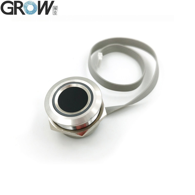 GROW R503S RGB Ring LED Control DC3.3V SH1.0-6pin 150 Capacity Capacitive Fingerprint Module Sensor Scanner For Arduino
