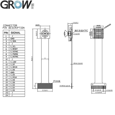 GROW GM802 Series Small DC3.3V Barcode Scanner Module Board USB/TTL232 Interface 1D/2D QR Bar Code Reader PDF417 for Arduino