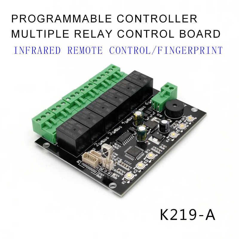 GROW K219-A Programmable Multiple Relay Fingerprint Infrared Remote Controller Control Board