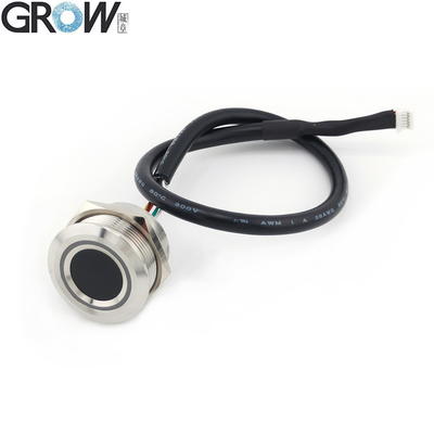 GROEI R503PRO UART USB 1500 Capaciteit Ronde RGB LED Besturing DC3.3V Capacitieve Vingerafdrukmodule Sensor Scanner