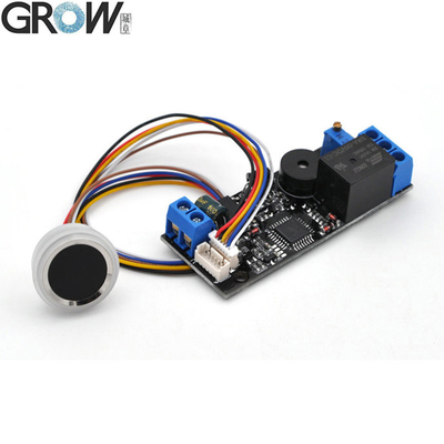 GROW K202+R502-F Administrator/Gebruiker DC12V K202 Fingerprint Door Access Control Board+R502-F Waterdicht Kleine Ring LED Fingerprint Module