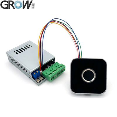 GROW K220+R502-AW Twee relais DC10-24V-uitgang met toegangscontrolebord voor administratie / gebruikersvingerprint 0.5s-60s Zelfvergrendeling