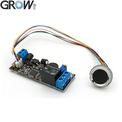 GROW K202+R502-A DC12V Laag Stroomverbruik Vingerafdruk Toegangscontrole Bord+R502-A Kleine Ring LED Vingerafdruk Module